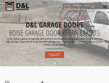 Tablet Screenshot of garagedoorrepairinboise.com